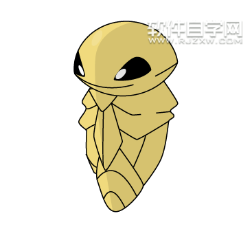 ai怎么繪制鐵殼蛹呢?