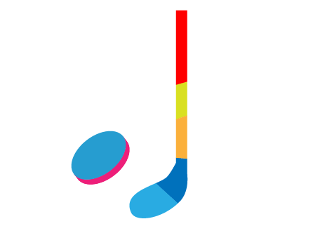 AI怎么繪制冰球棍圖案