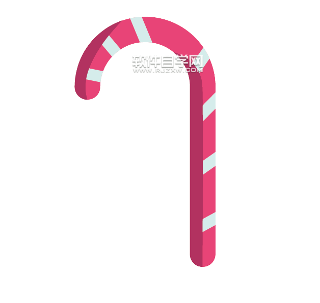 ai繪制拐杖圖標的方法