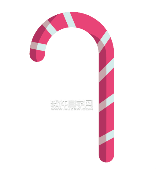 ai繪制拐杖圖標的方法