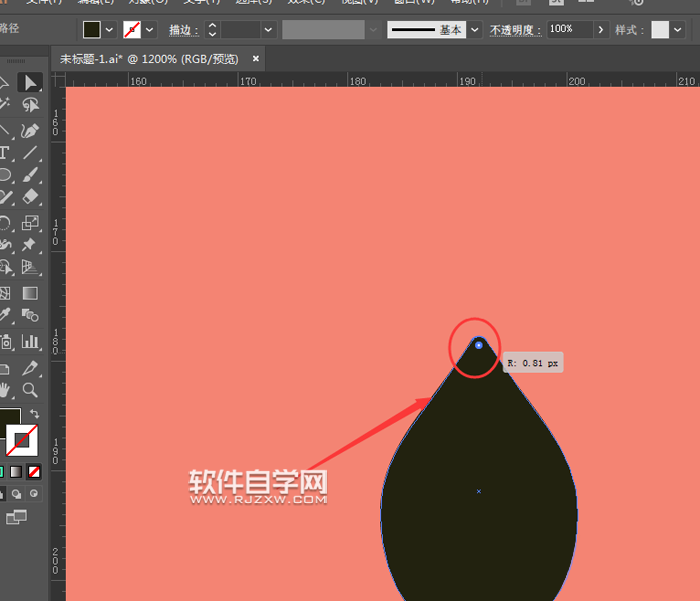 AI怎么繪制西瓜圖標(biāo)？