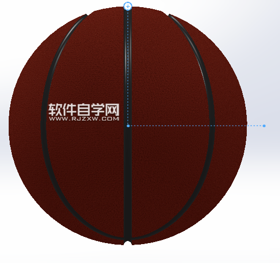 SolidWorks畫藍球的方法