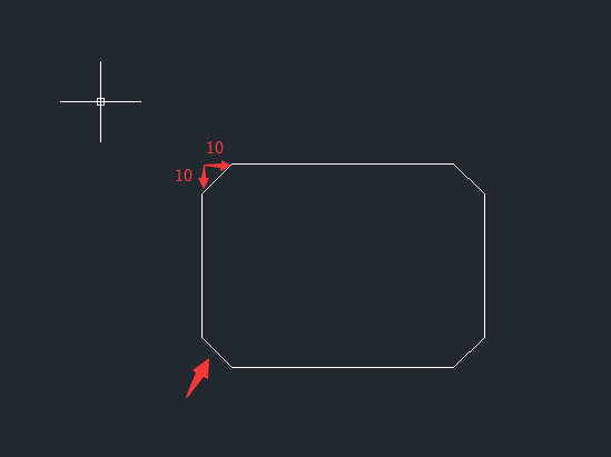 cad矩形倒角怎么畫