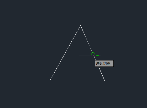 CAD怎么在三角形里畫相切圓