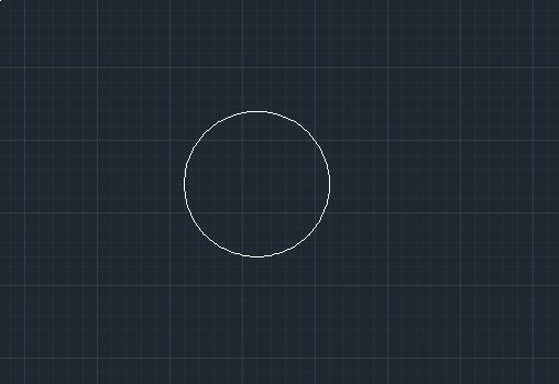 CAD以直徑參數(shù)畫(huà)圓的方法