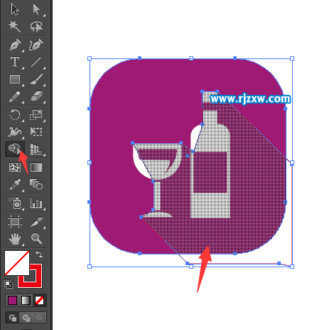 招待費圖標怎么用AI設計
