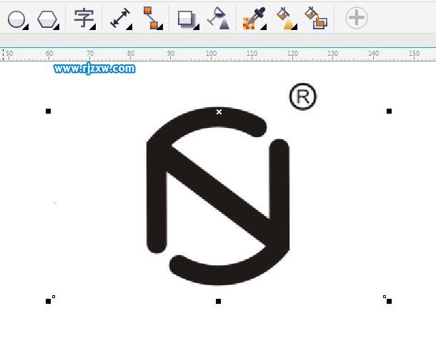 怎么用CDR把客戶的LOGO勾出來