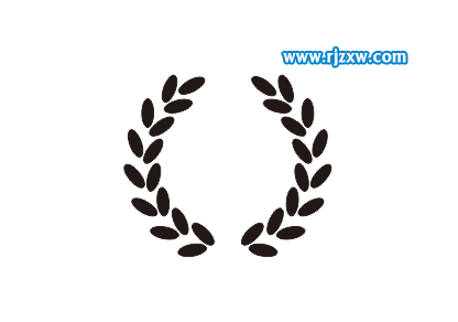 CorelDRAW制作圓形麥谷花紋