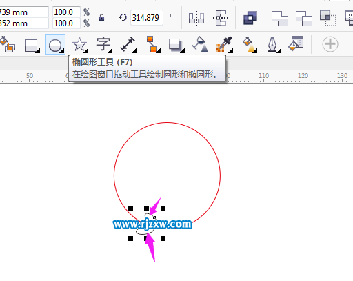 CorelDRAW制作圓形麥谷花紋