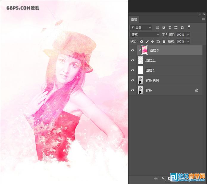 ps手繪水彩畫(huà)效果教程