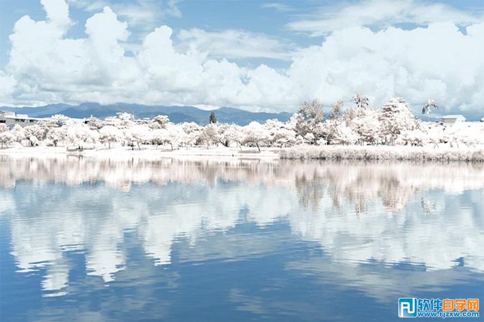 Photoshop如何修出夢幻雪景圖片