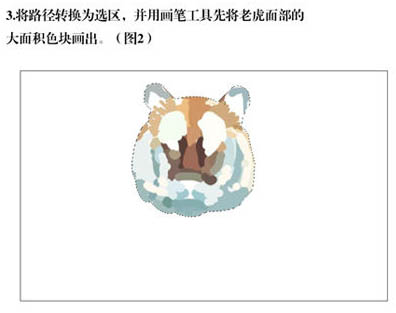 PS手繪老虎圖片