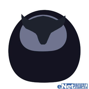 PS鼠繪貓頭鷹卡通