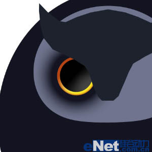 PS鼠繪貓頭鷹卡通