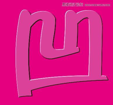 用CorelDrawX4繪制凹凸效果的藝術字教程