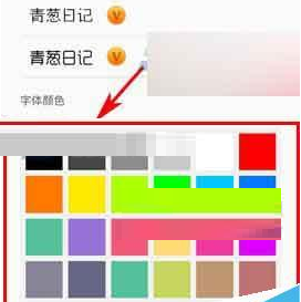 青蔥日記怎么設置字體顏色_具體操作步驟