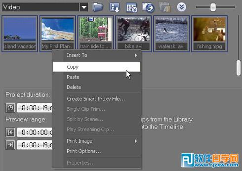 教你怎么用會聲會影管理庫創建者項目