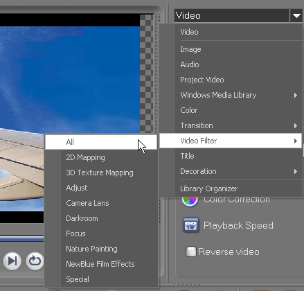 教你使用會聲會影切換濾鏡視圖功能