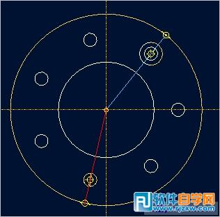 Proe工程圖中創建旋轉破面視圖