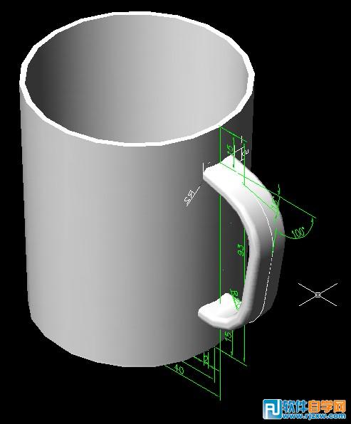 用CAD繪制水杯效果教程