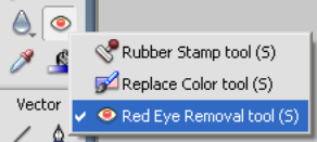 Fireworks去照片紅眼功能使用詳解