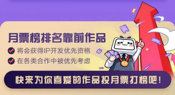 嗶哩嗶哩漫畫月票有什么用