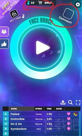 facedance怎么選歌?facedance不能選歌的原因