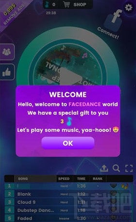 facedance怎么選歌?facedance不能選歌的原因