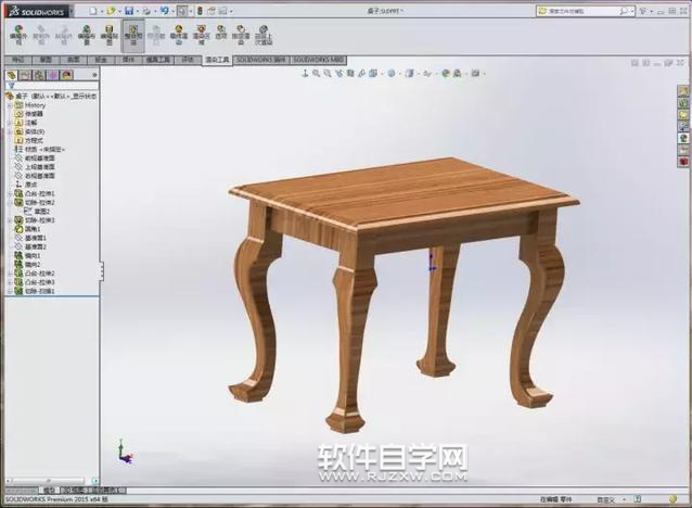 solidworks桌子設計教程