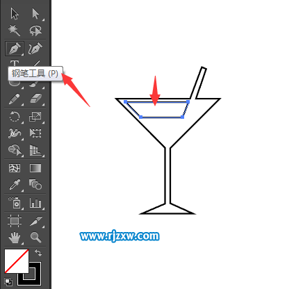 怎么用AI畫出飲料水杯簡筆畫呢?