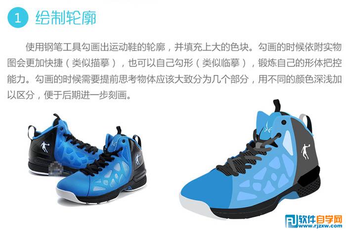 運動鞋的制作過程PS教程
