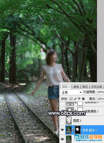 photoshop修改逆光圖片