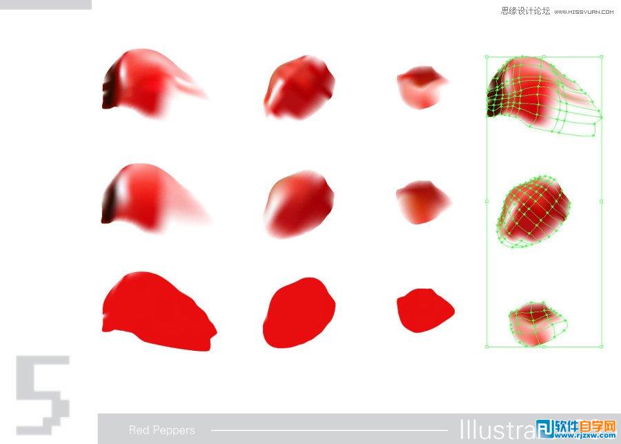 ai網(wǎng)格工具 怎么上色