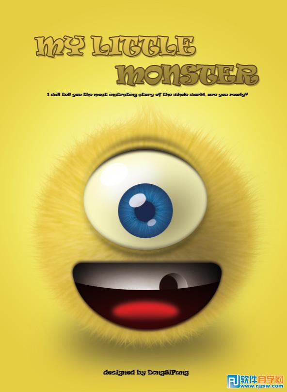 photoshop圖標繪制 獨眼小怪物