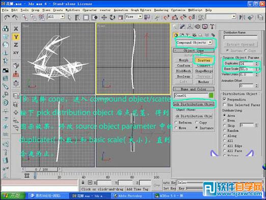 3dmax玫瑰花模型 制作講解