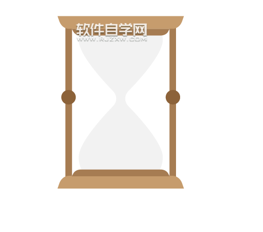 ai怎么繪制沙漏圖案