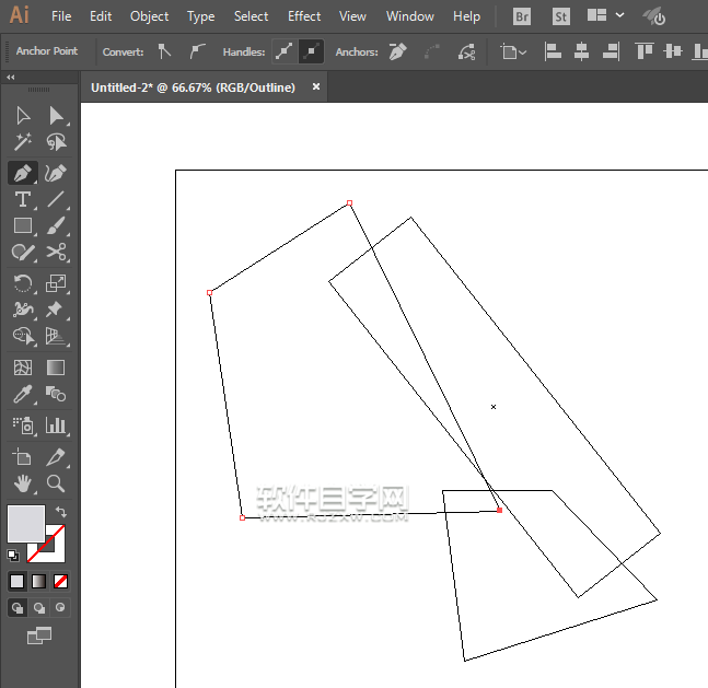 ai怎么畫剪刀簡筆畫