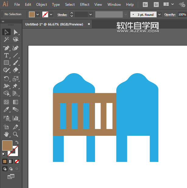 ai嬰兒床簡單畫法