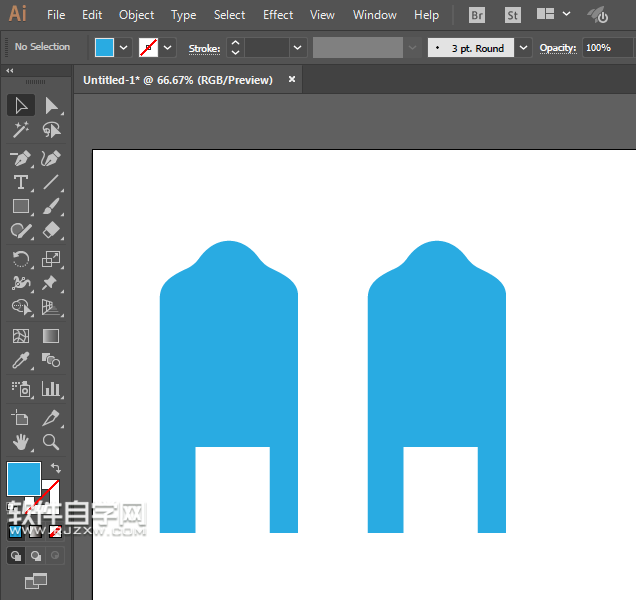 ai嬰兒床簡單畫法
