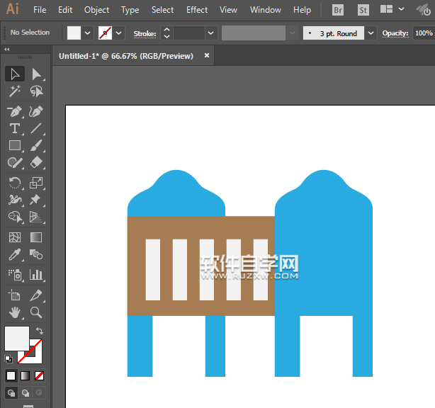 ai嬰兒床簡單畫法