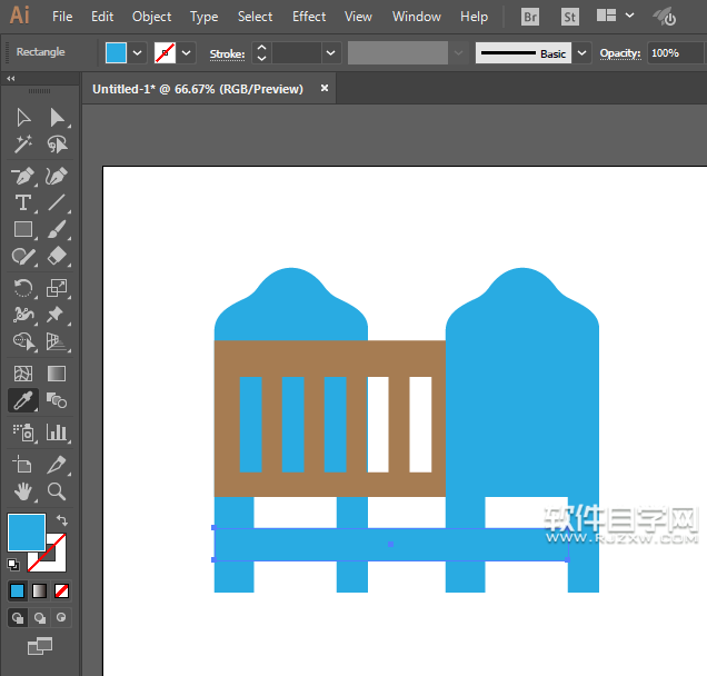 ai嬰兒床簡單畫法