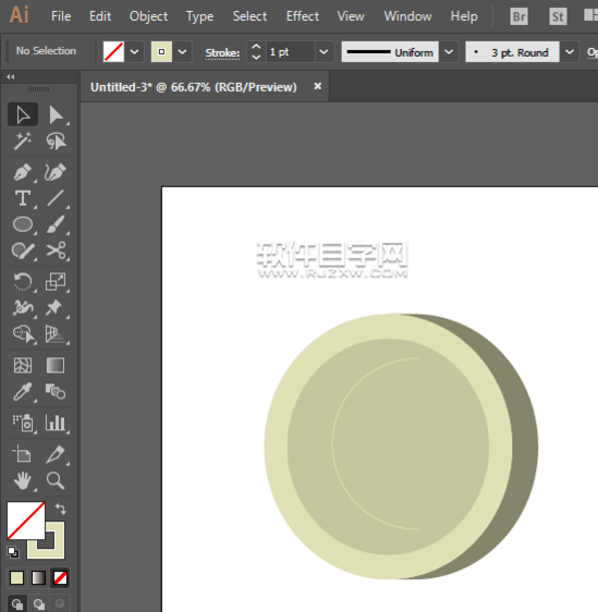 ai怎么畫歐元標識？