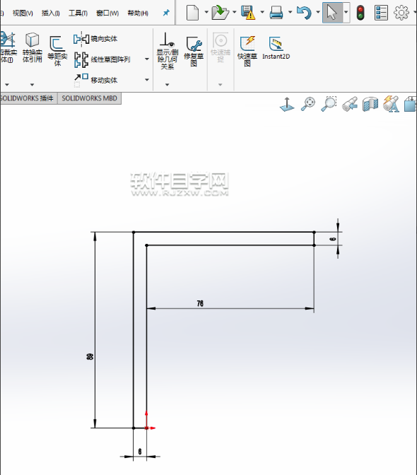 solidworks金屬鎖緊扣的繪制方法