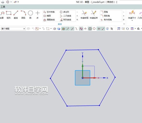UG10多邊形怎么畫(huà)呢？