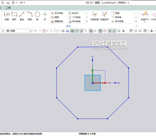 UG10多邊形怎么畫(huà)呢？