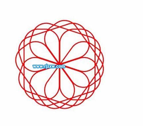 窗花剪紙效果怎么用AI軟件繪制