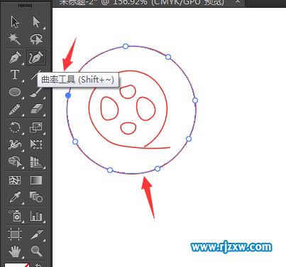 ai曲率工具怎么用來設(shè)計(jì)卡通電影圖標(biāo)