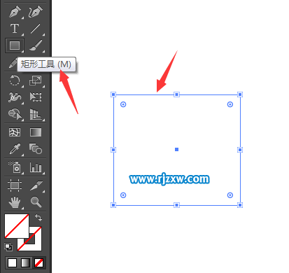 AI怎么畫出來的矩形沒有顏色解決大全