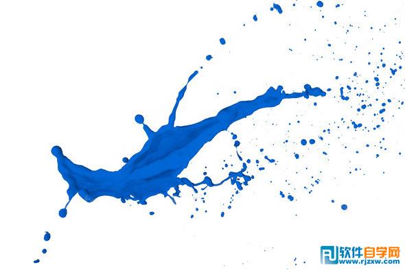 photoshop噴濺效果的運動鞋