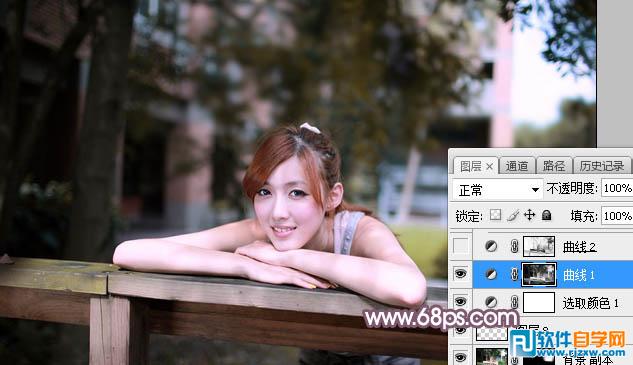 photoshop逆光效果